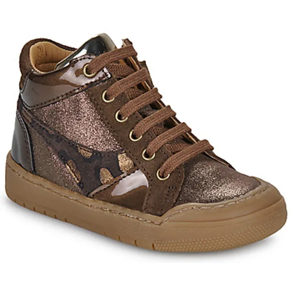 GBB Hoge Sneakers  COMBATIF TWIST Bruin