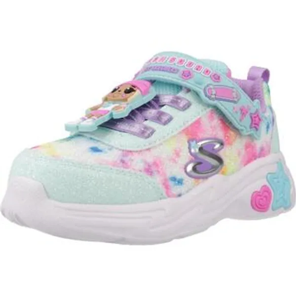 Skechers Lage Sneakers  Zapatillas Niña Modèle Skech Squad Blauw