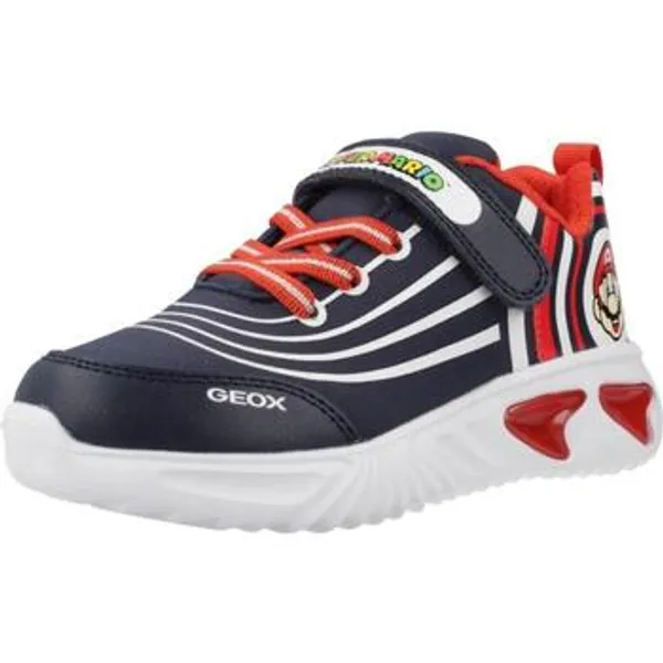 Geox Lage Sneakers  Zapatillas Niño Modèle J Assister Boy Blauw