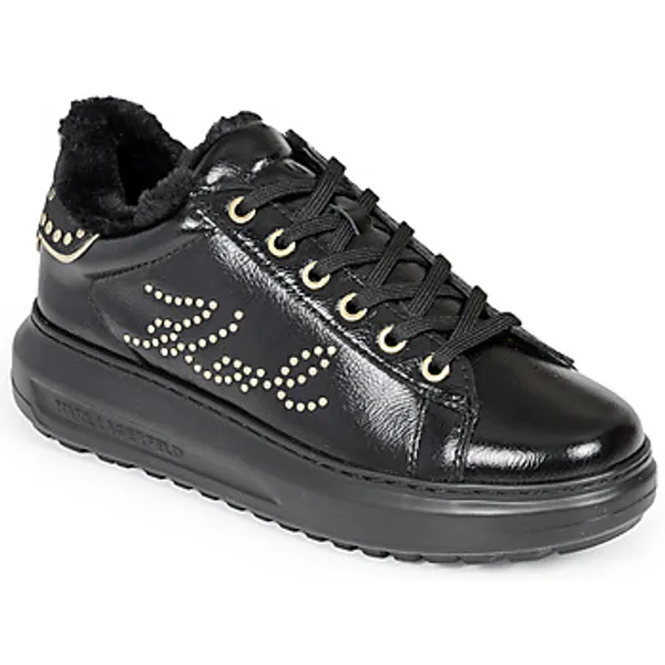 Karl Lagerfeld Lage Sneakers  KAPRI LUG Signia Studs Lo Lace Zwart