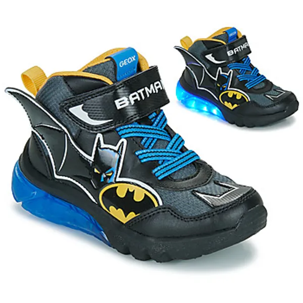 Geox Hoge Sneakers  J CIBERDRON BOY BATMAN Zwart