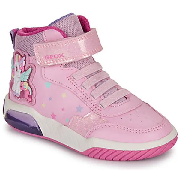Geox Hoge Sneakers  J INEK GIRL Roze