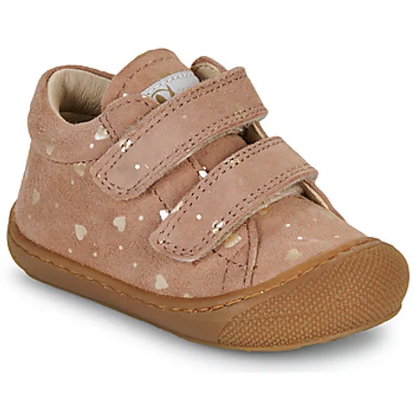 naturino Hoge Sneakers  COCOON VL SUEDE LOVE Bruin