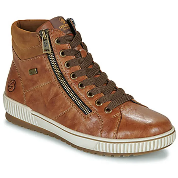 Remonte Hoge Sneakers  D0772 Bruin