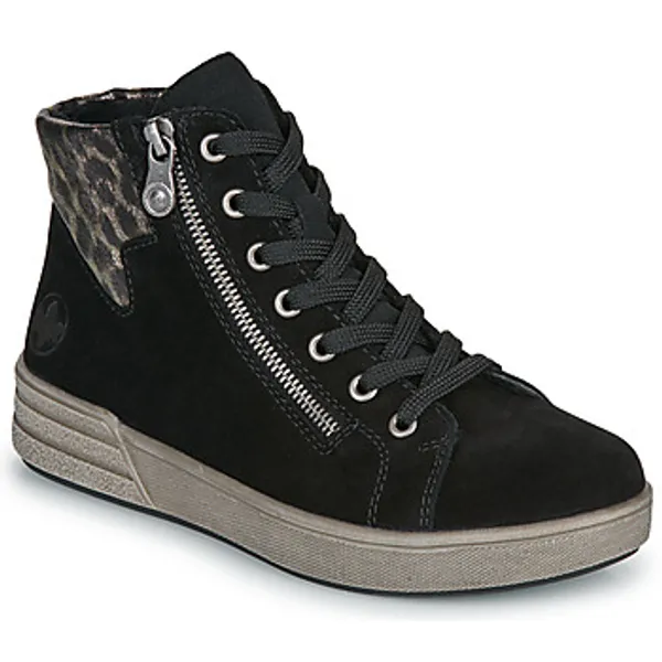 Rieker Hoge Sneakers  X0709 Zwart