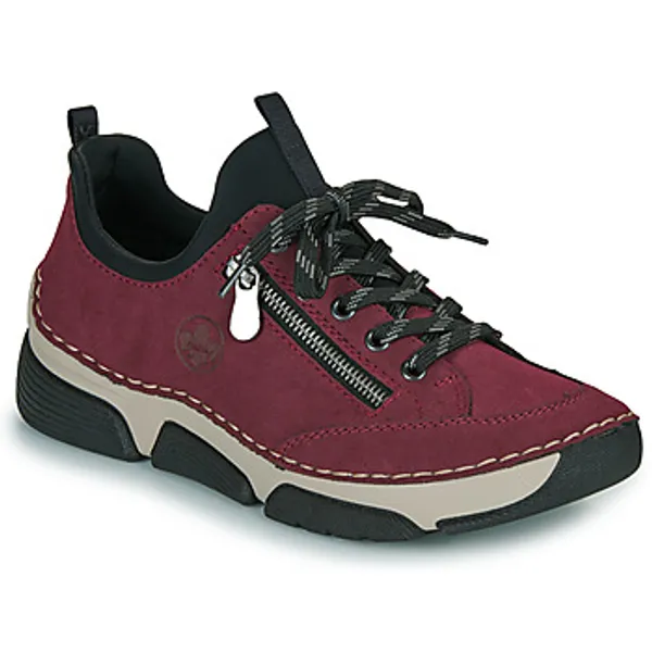 Rieker Lage Sneakers Rood, foto 2 van 2