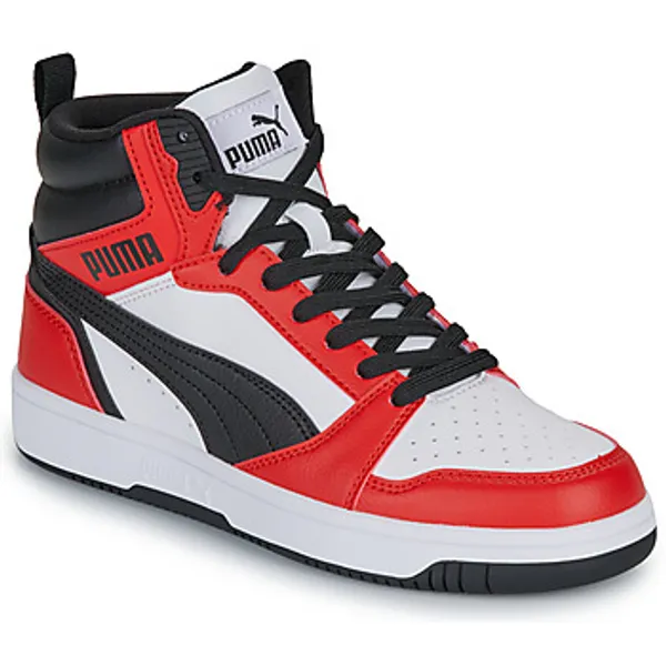 PUMA Hoge Sneakers   Rebound V6 Mid Jr Rood