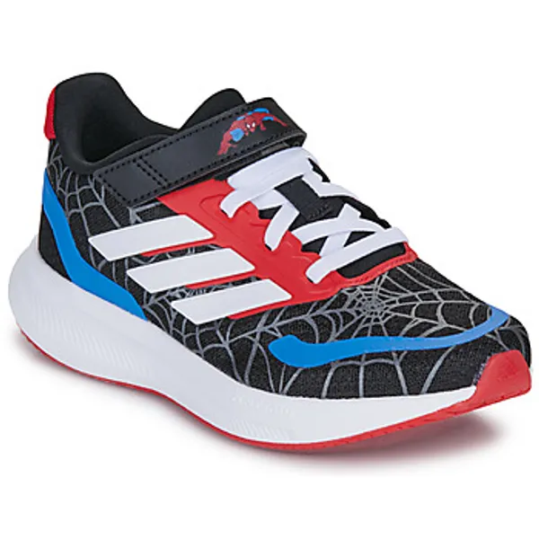 adidas Lage Sneakers  RUNFALCON SPIDER-MAN EL C Zwart