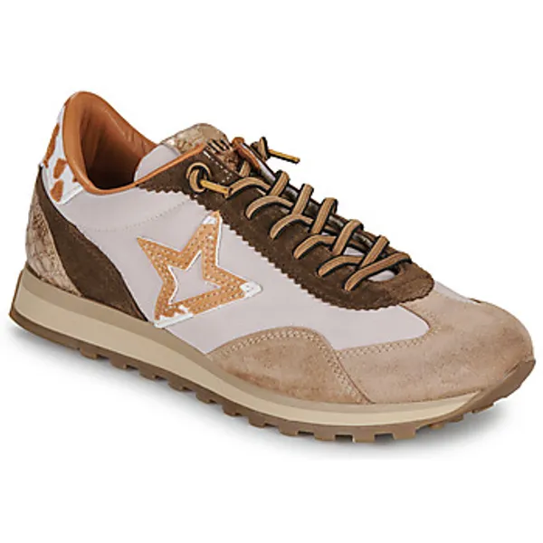 Cetti Lage Sneakers  C-1259-SRA-INV26-ANTE-NILON-DESSERT Bruin