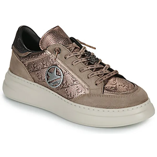 Cetti Lage Sneakers  C-1401-SRA-INV26-ANTE-METAL-ACERO Bruin