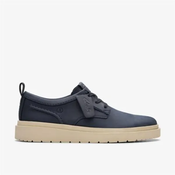 Clarks Lage Sneakers  polden lace Blauw