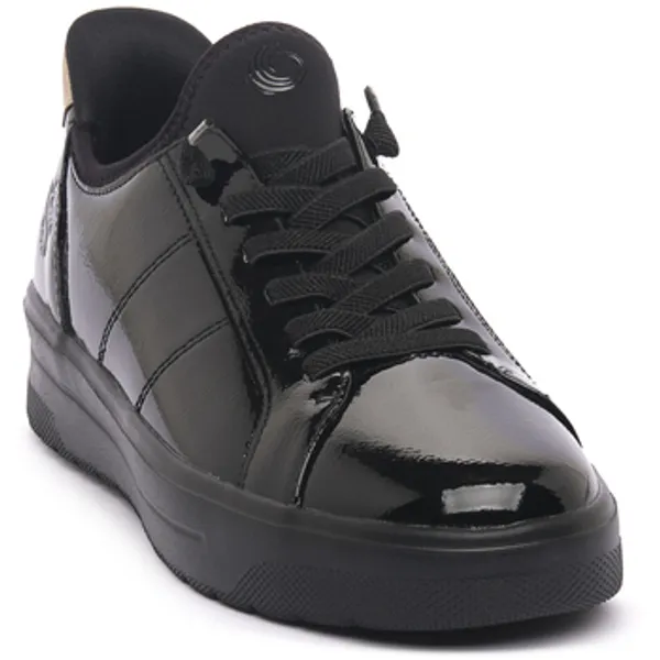 Jana Sneakers  SOFTLINE BLK PATENT Zwart