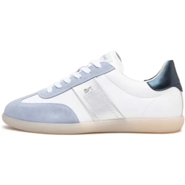 NeroGiardini Lage Sneakers  Velour Cile Etoile Nettuno Oceano Blauw