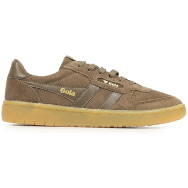 Gola Lage Sneakers  Hawk Suede Bruin