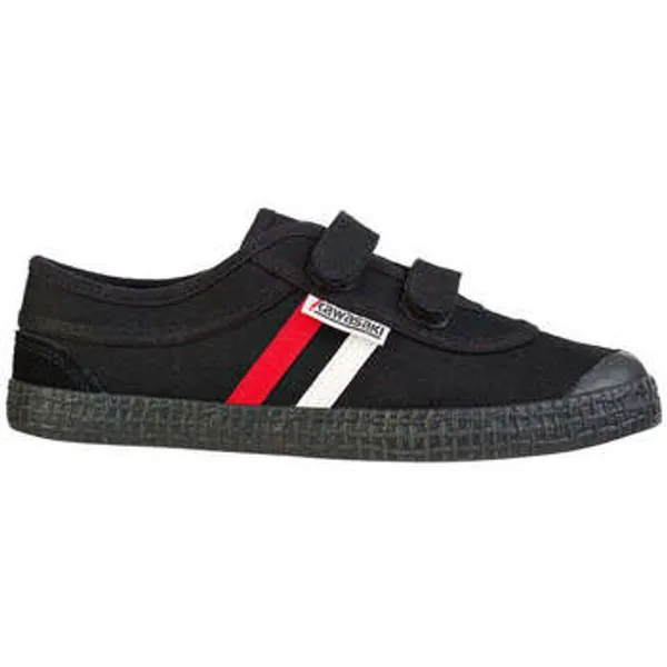 Kawasaki Lage Sneakers   Retro Shoe W/velcro K204505 1001S Zwart — vergelijk prijzen bij 1 winkel