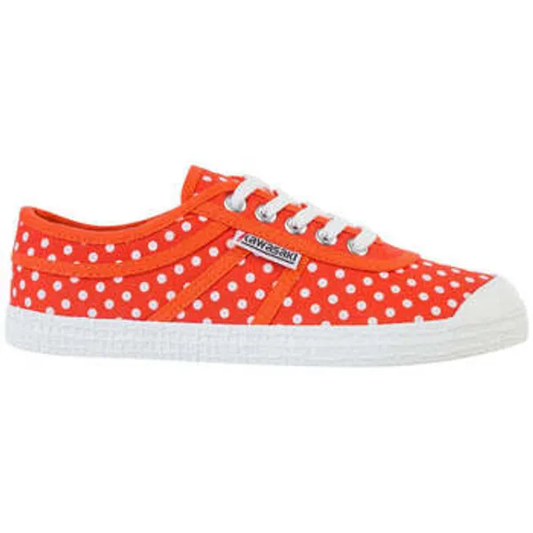 Kawasaki Lage Sneakers Polka Canvas Shoe K202421 5030 Cherry Tomato Rood — vergelijk prijzen bij 1 winkel