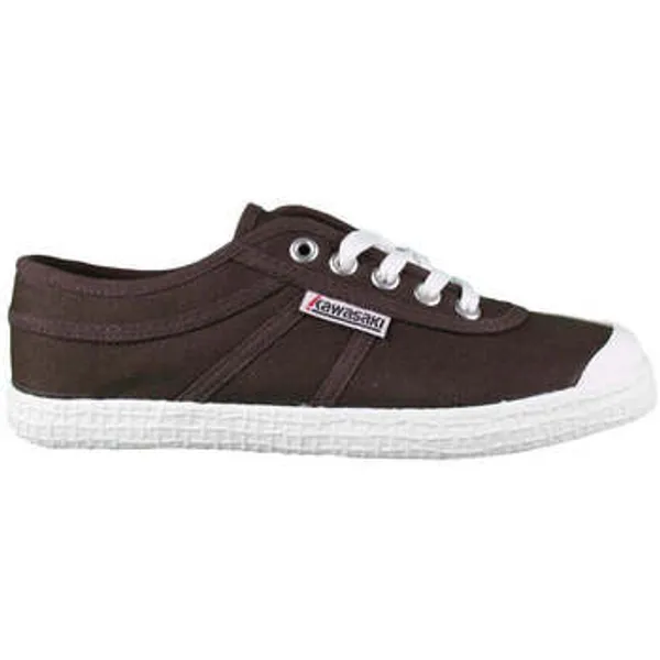 Kawasaki Lage Sneakers   Original Canvas Shoe K192495 5045 Chocolate Bruin — vergelijk prijzen bij 1 winkel