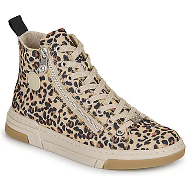 Rieker Hoge Sneakers  N3903 Bruin