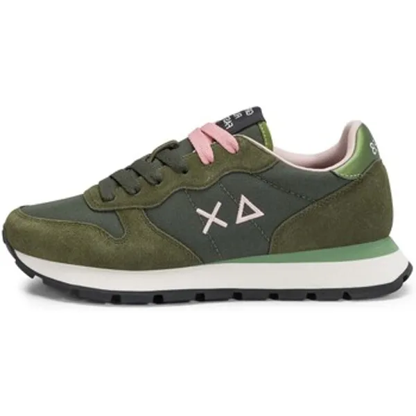 Sun68 Sneakers  Ally Solid Groen