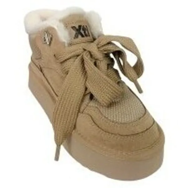 XTI Hoge Sneakers  Botín señora 144338 taupe Bruin