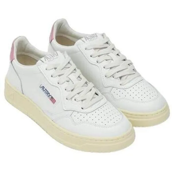 Autry Lage Sneakers  Baskets Medalist en cuir blanc Wit