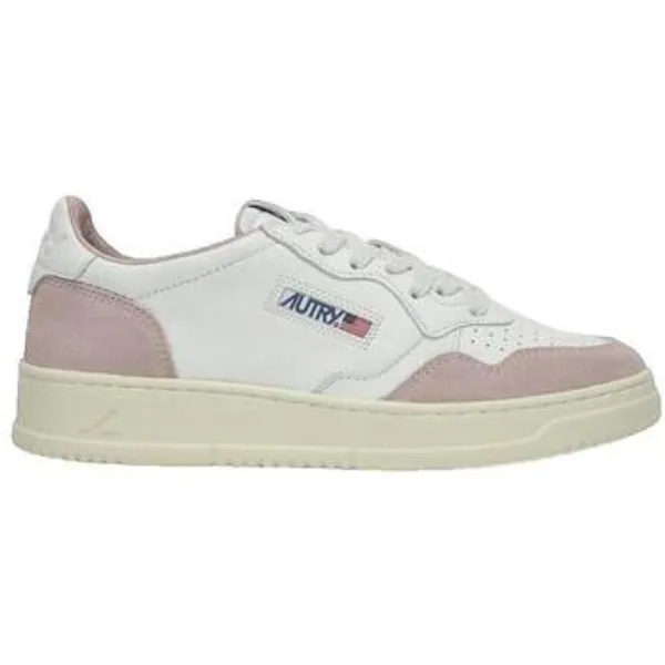 Autry Lage Sneakers  Baskets Medalist cuir blanc Wit