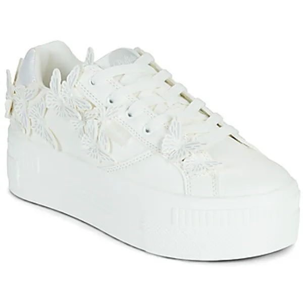 Buffalo Lage Sneakers  PAIRED BUTTERFLY Wit