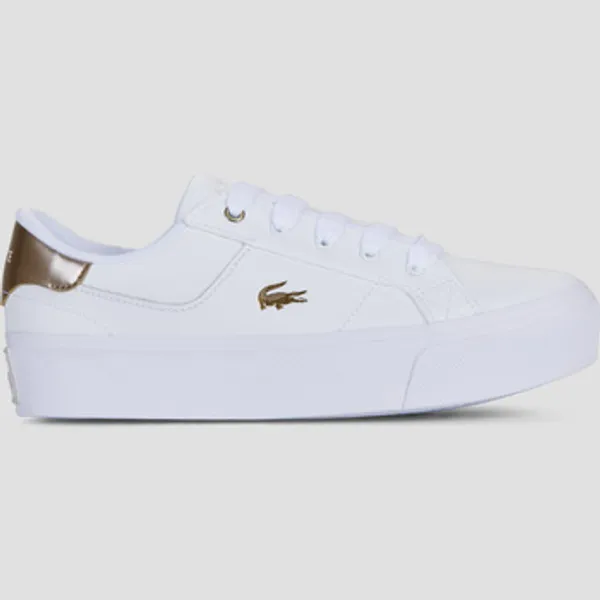 Lacoste Lage Sneakers  ZIANE PLTAFORM Wit