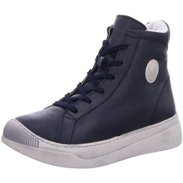 Softinos Hoge Sneakers Blauw