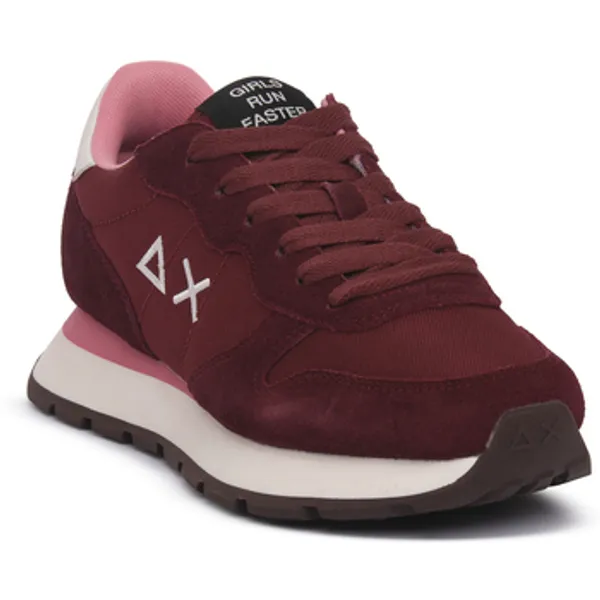 Sun68 Lage Sneakers   35 ALLY SOLID Rood