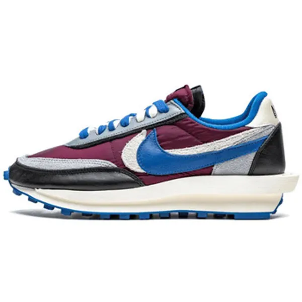 Nike Lage Sneakers LD Waffle Sacai Undercover Night Maroon Team Royal Blauw