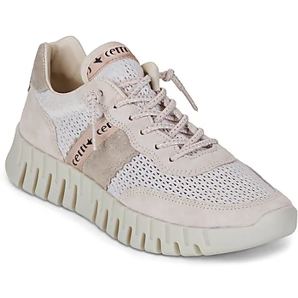 Cetti Lage Sneakers  C-849-SRA-EXP-V26-ANTE-REJILLA-IVORY Wit