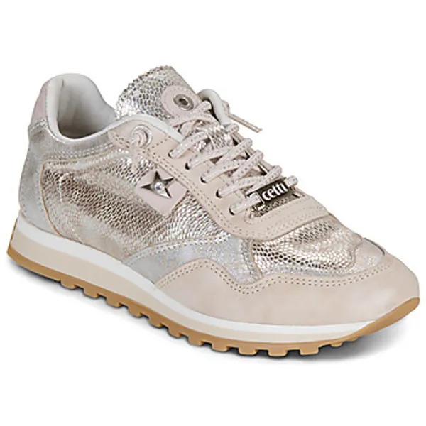 Cetti Lage Sneakers  C-848-SRA-V26-SNAKE-PLATA-VIEJA Goud