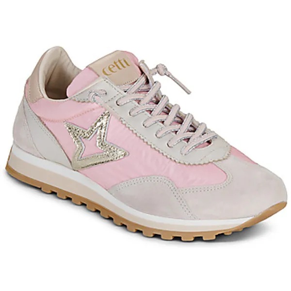 Cetti Lage Sneakers  C-1259-SRA-V26-ANTE-MESH-ROSA-PALO Roze