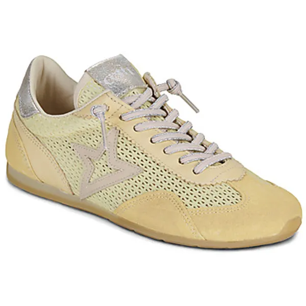 Cetti Lage Sneakers  C-1259-SRA-ZERO-V26-ANTE-REJILLA-LEMON-LIGHT Geel