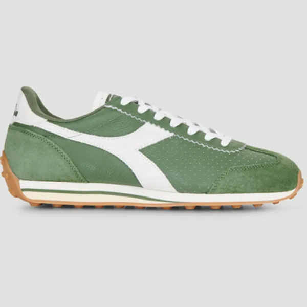 Diadora Lage Sneakers  Rally Punched Groen — vergelijk prijzen bij 1 winkel
