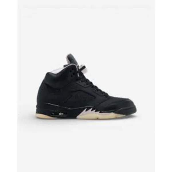 Nike Hoge Sneakers Jordan 5 Retro PSG Paris Saint-Germain Off Noir Zwart
