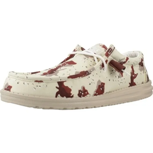 HEYDUDE Lage Sneakers  Informales Hombre Modèle Wally Ripstop Multicolour