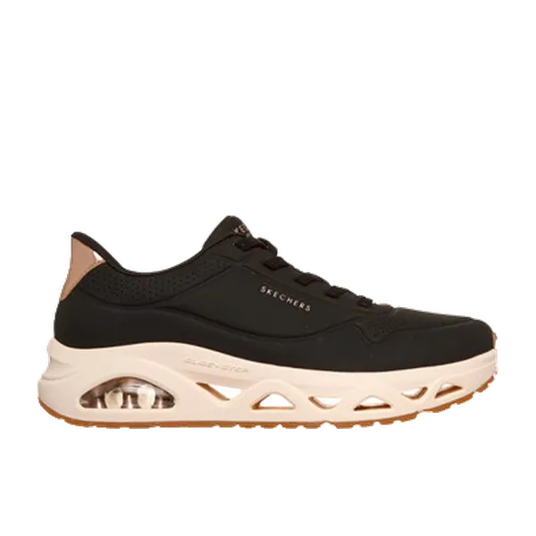 Tennisschoenen Skechers UNO Glide-Step Glide On Air Zwart, vergelijk prijzen bij 1 winkel