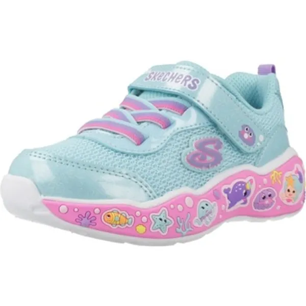 Skechers Lage Sneakers  Zapatillas Niña Modèle Play Scene Fun Squad Blauw