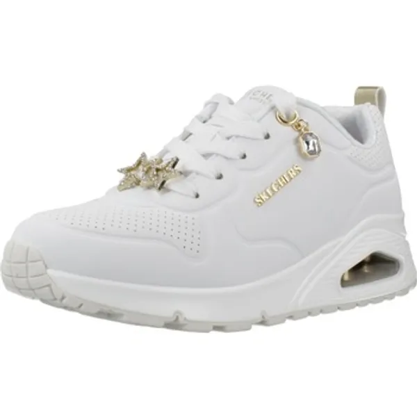 Skechers Lage Sneakers Zapatillas Niña Modèle Uno Gen1 Trendy Jewels Wit