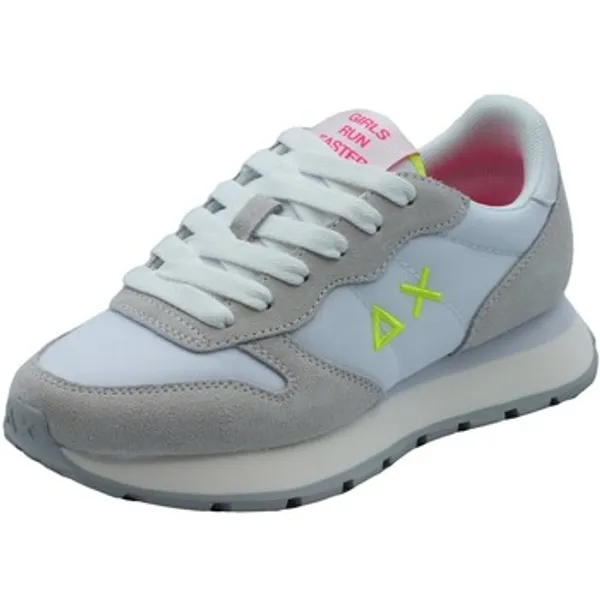 Sun68 Lage Sneakers  Z36201 Ally Solid Bianco Fuxia Wit