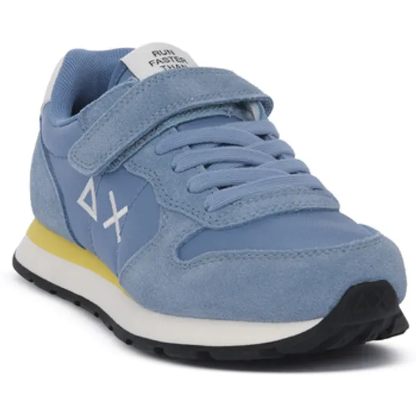 Sun68 Lage Sneakers   56 BOYS TOM SOLID Blauw