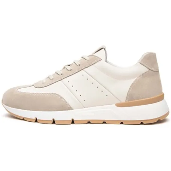 NeroGiardini Lage Sneakers  Velour Sparta Osso Pu.Bidens.Poggio B16 Beige