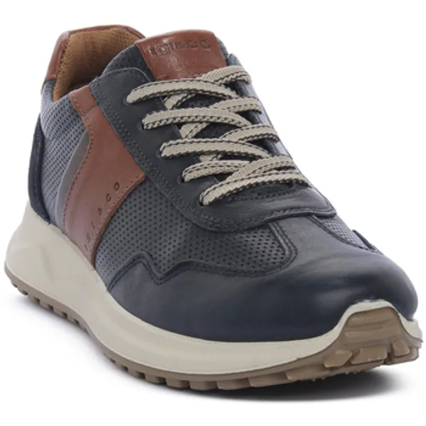 IGI&Co Lage Sneakers IgI&amp;CO SARONNO BLU Blauw — vergelijk prijzen bij 1 winkel