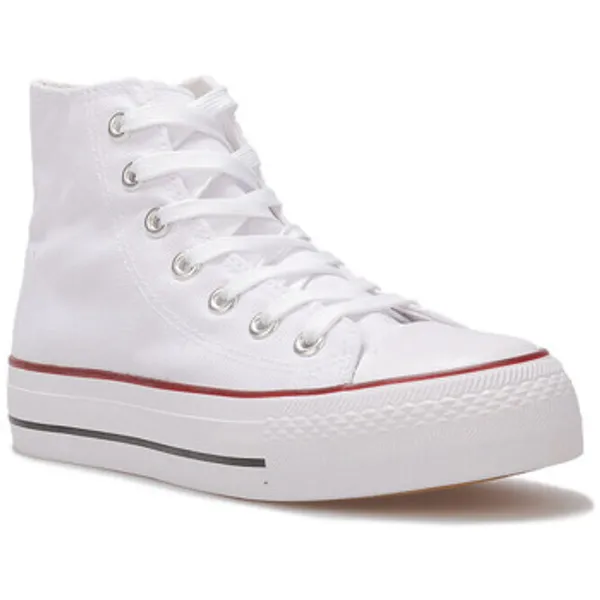 La Modeuse Hoge Sneakers  70776_P165655 Rood