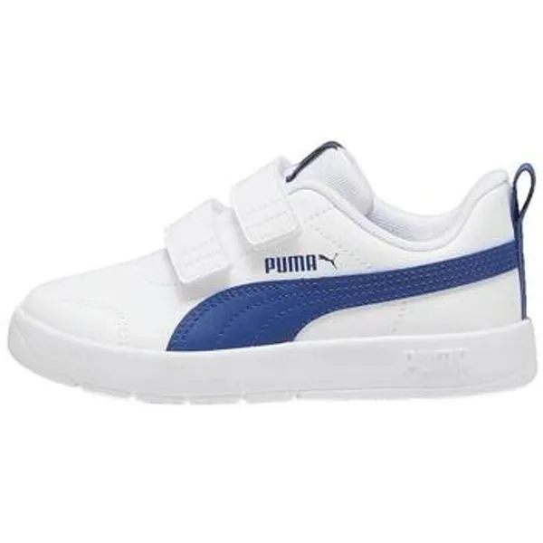 Puma Basses Courtflex V3 V Wit Avec Accents Blauw, foto 2 van 2