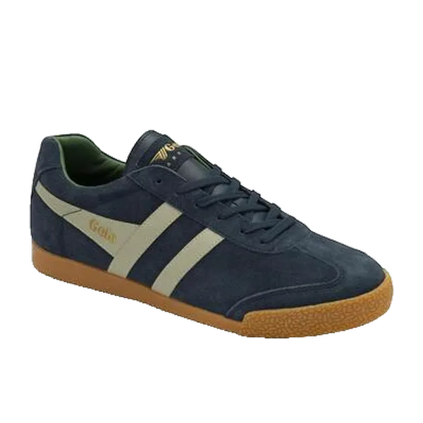 Gola Basses Harrier Suede Marineblauw, vergelijk prijzen bij 2 winkels