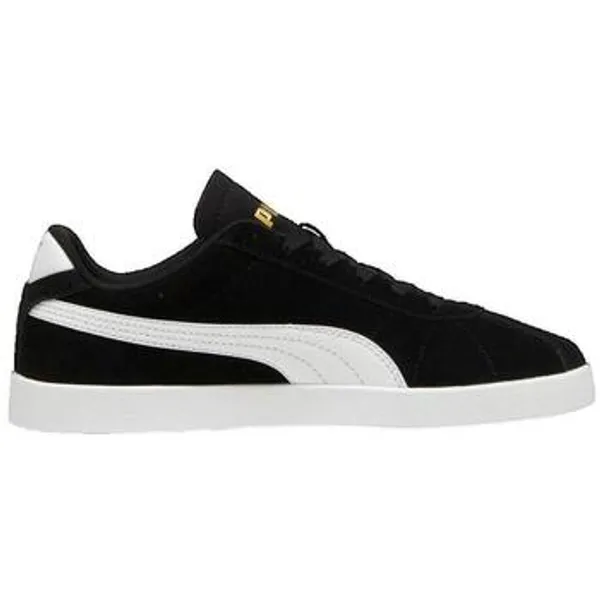 PUMA Lage Sneakers  Baskets Club II en daim noir Zwart
