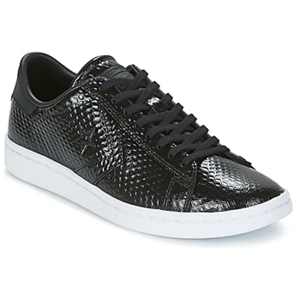 Converse Lage Sneakers  CONS SNAKE SKIN OX Zwart